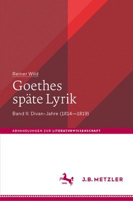 Goethes spte Lyrik 1