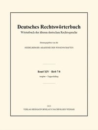 bokomslag Deutsches Rechtswrterbuch