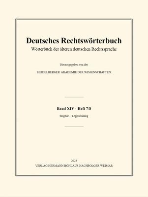 Deutsches Rechtswrterbuch 1