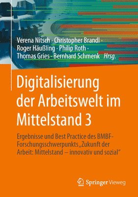 bokomslag Digitalisierung der Arbeitswelt im Mittelstand 3