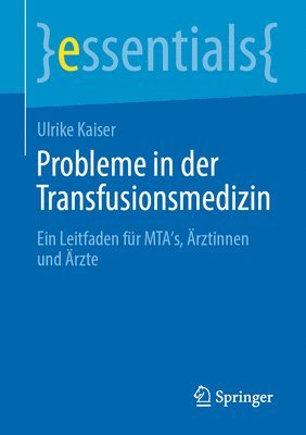 bokomslag Probleme in der Transfusionsmedizin