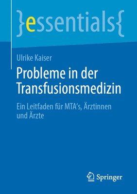 bokomslag Probleme in der Transfusionsmedizin