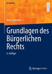 bokomslag Grundlagen des Bürgerlichen Rechts