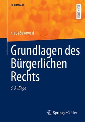 bokomslag Grundlagen des Bürgerlichen Rechts