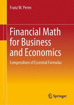 bokomslag Financial Math for Business and Economics