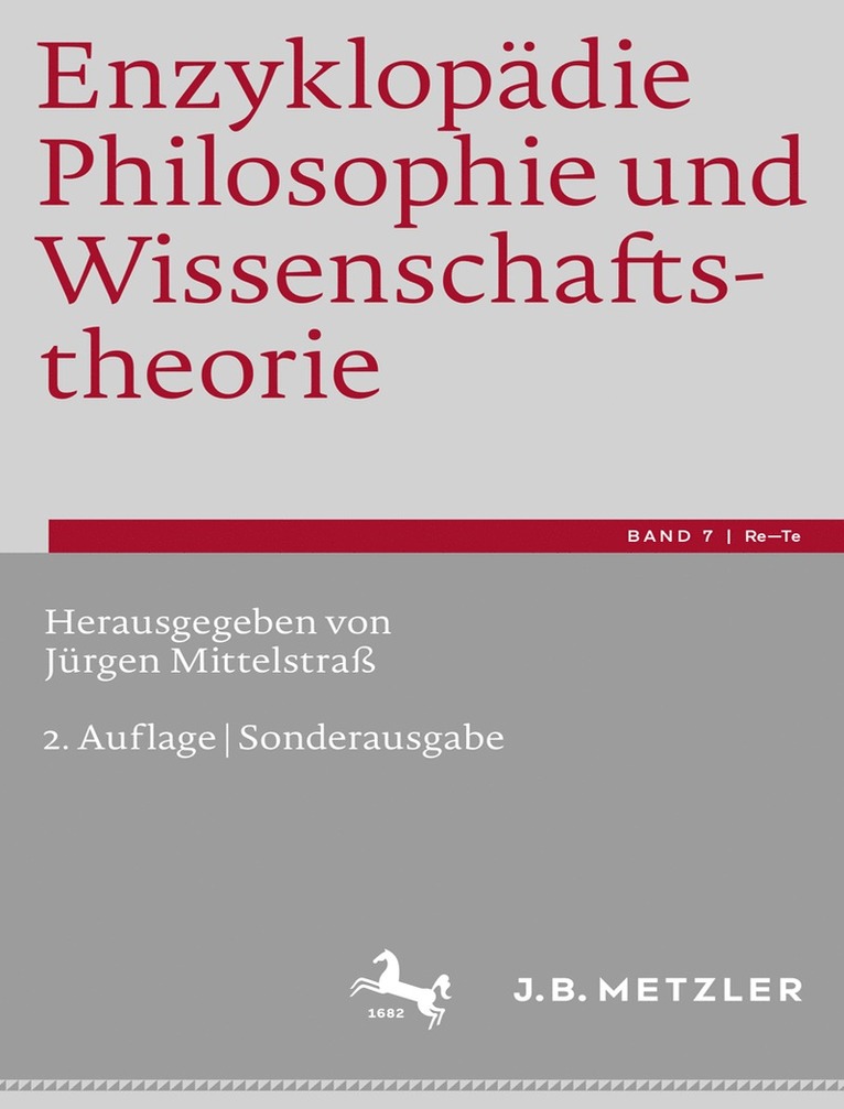 Enzyklopdie Philosophie und Wissenschaftstheorie 1