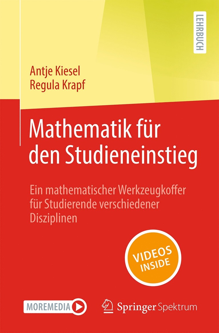 Antje Kiesel, Regula Krapf - Mathematik für den Studieneinstieg, Häftad