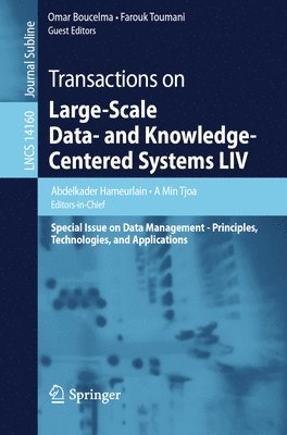 Transactions on Large-Scale Data- and Knowledge-Centered Systems LIV 1