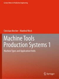 bokomslag Machine Tools Production Systems 1