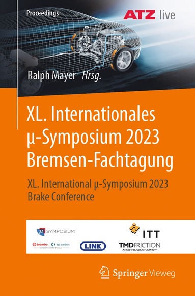 bokomslag XL. Internationales ?-Symposium 2023 Bremsen-Fachtagung