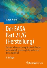 bokomslag Der EASA Part 21/G (Herstellung)