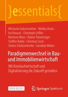 bokomslag Paradigmenwechsel in Bau- und Immobilienwirtschaft