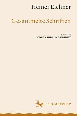 bokomslag Heiner Eichner: Gesammelte Schriften