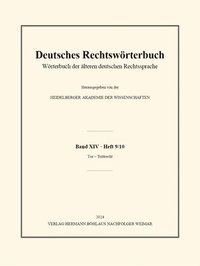 bokomslag Deutsches Rechtswrterbuch