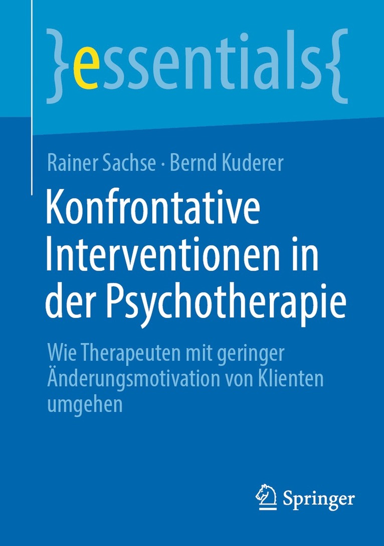 Konfrontative Interventionen in der Psychotherapie 1