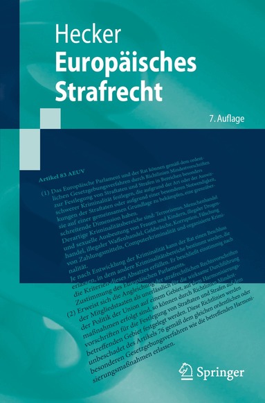 Bernd Hecker - Europäisches Strafrecht, Häftad
