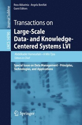 bokomslag Transactions on Large-Scale Data- and Knowledge-Centered Systems LVI