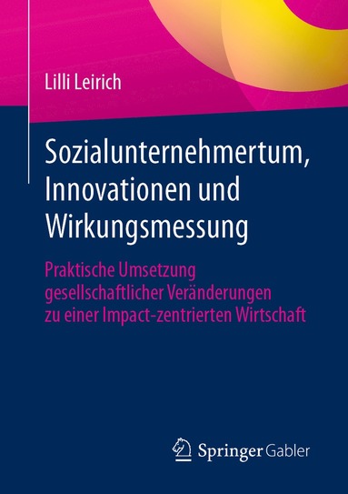 bokomslag Sozialunternehmertum, Innovationen und Wirkungsmessung