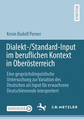 Kevin Rudolf Perner - Dialekt-/Standard-Input im beruflichen Kontext in Oberösterreich, Häftad