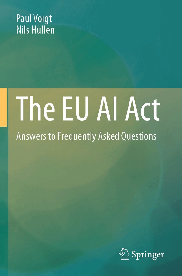 Paul Voigt, Nils Hullen - EU AI Act, Häftad