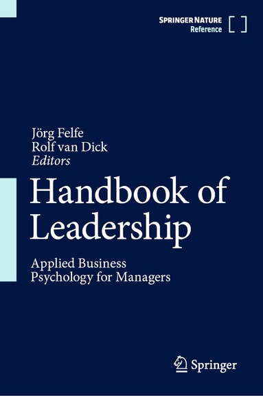 Jörg Felfe, Rolf van Dick - Handbook of Leadership, Inbunden