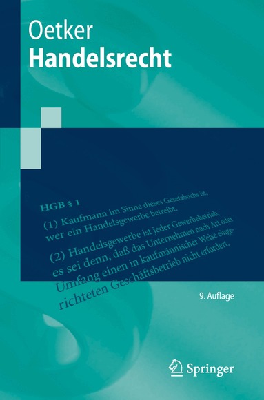Hartmut Oetker - Handelsrecht, Häftad
