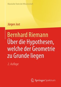 bokomslag Bernhard Riemann Über die Hypothesen, welche der Geometrie zu Grunde liegen