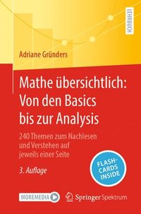 bokomslag Mathe Übersichtlich: Von Den Basics Bis Zur Analysis: 240 Themen Zum Nachlesen Und Verstehen Auf Jeweils Einer Seite