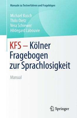bokomslag KFS - Kölner Fragebogen zur Sprachlosigkeit