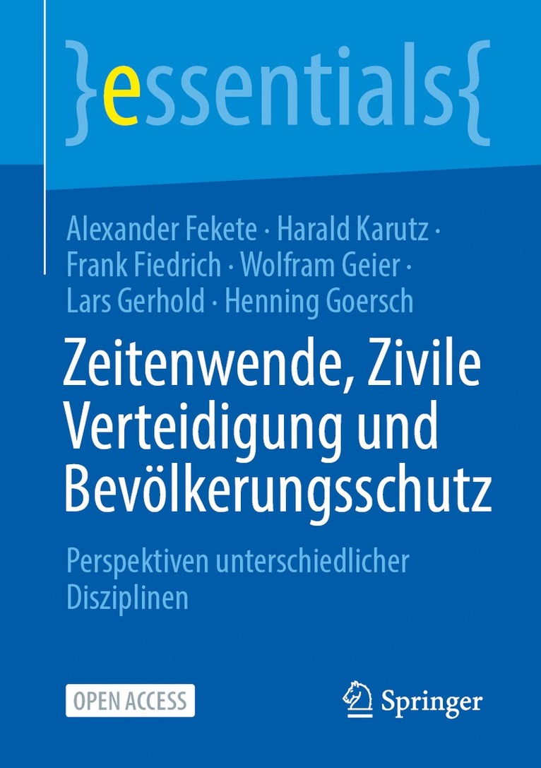 Alexander Fekete, Harald Karutz, Frank Fiedrich, Wolfram Geier, Lars Gerhold, Henning Goersch - Zeitenwende, Zivile Verteidigung und Bevölkerungsschutz, Häftad