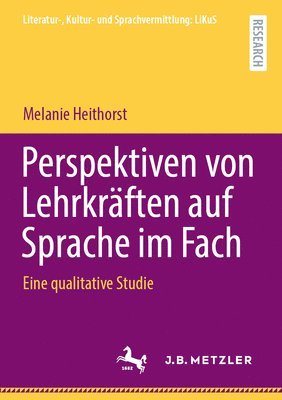 bokomslag Perspektiven von Lehrkräften auf Sprache im Fach