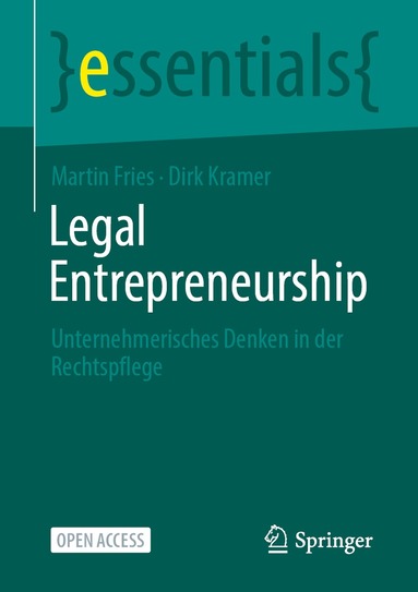 Martin Fries, Dirk Kramer - Legal Entrepreneurship, Häftad