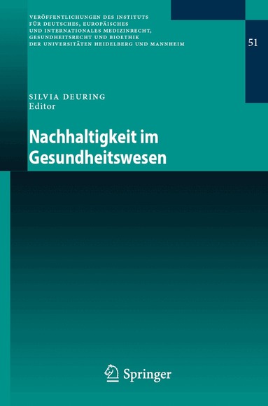 Silvia Deuring - Nachhaltigkeit im Gesundheitswesen, Häftad