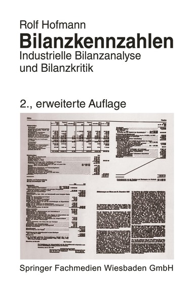 bokomslag Bilanzkennzahlen