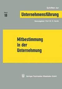 bokomslag Mitbestimmung in der Unternehmung