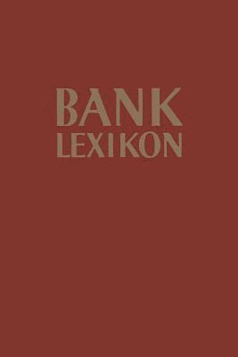 Bank-Lexikon 1