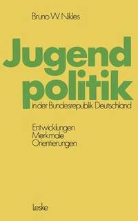 bokomslag Jugendpolitik in der Bundesrepublik Deutschland