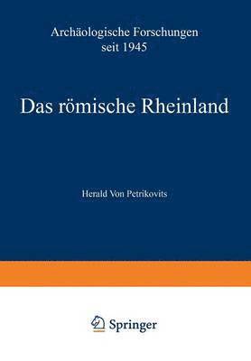 bokomslag Das römische Rheinland Archäologische Forschungen seit 1945