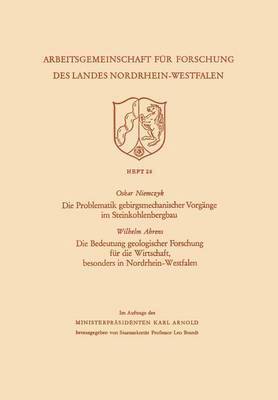 bokomslag Die Problematik Gebirgsmechanischer Vorgänge Im Steinkohlenbergbau