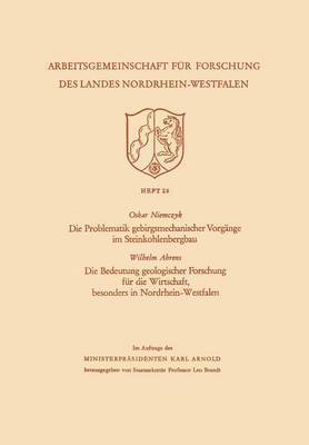 bokomslag Die Problematik gebirgsmechanischer Vorgange im Steinkohlenbergbau