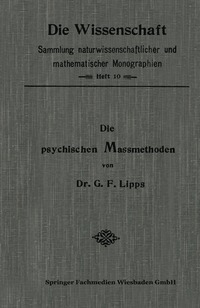 bokomslag Die Psychischen Massmethoden