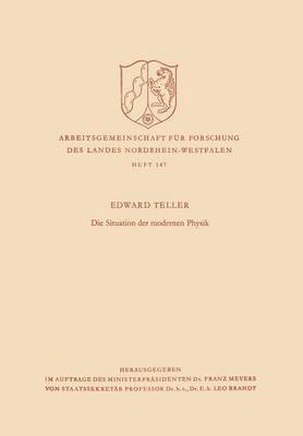 bokomslag Die Situation Der Modernen Physik