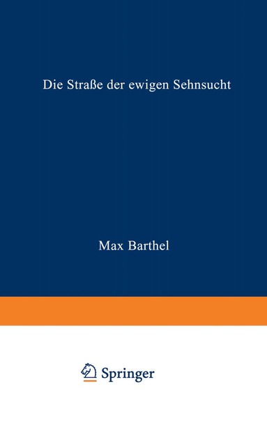 bokomslag Die Straße der ewigen Sehnsucht