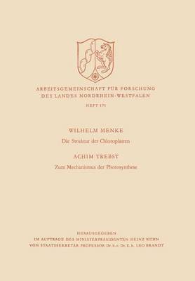 bokomslag Die Struktur der Chloroplasten. Zum Mechanismus der Photosynthese