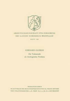 bokomslag Die Todesstrafe ALS Theologisches Problem