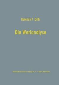 bokomslag Die Wertanalyse