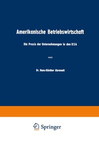 bokomslag Amerikanische Betriebswirtschaft