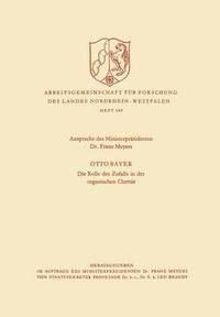bokomslag Ansprache Des Ministerpräsidenten / Die Rolle Des Zufalls in Der Organischen Chemie
