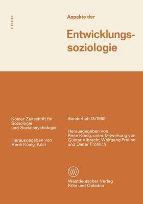 bokomslag Aspekte Der Entwicklungssoziologie