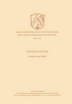Friedrich Becker - Ausblick in Das Weltall, Häftad